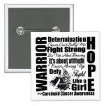 Carcinoid Cancer Warrior Fight Slogans buttons