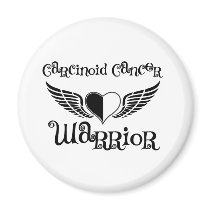 Carcinoid Cancer WARRIOR Fighter Wings magnets
