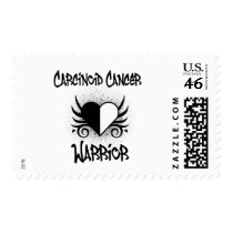 Carcinoid Cancer WARRIOR Heart Tattoo Stamp