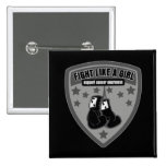 Carcinoid Cancer Wear Fight Like A Girl Patch buttons