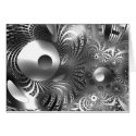 Card Abstract Art Silver Space