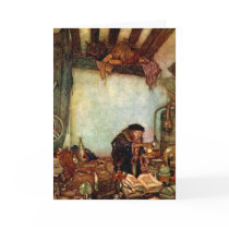 Card: Alchemist and His Gold by Edmund Dulac by Aquavel Card: Alchemist and His Gold by Edmund Dulac