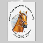 Card, Almosta Farm Shindig and Trail Ride, Fall 20 cards