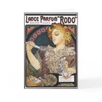 Card: Alphonse Mucha- Lance Parfum "Rodo" by VintageCabaret Card: Alphonse Mucha- Lance Parfum "Rodo"