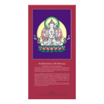 CARD Avalokiteshvara / Chenrezig with explanation Customized Photo Card
