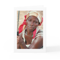 Card, "Banana Seller, Banjul, Gambia, West Africa"