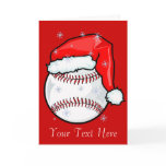 Card - Baseball Christmas