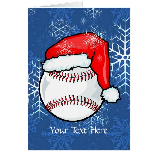 Baseball Christmas Cards, Baseball Christmas Card Templates, Postage
