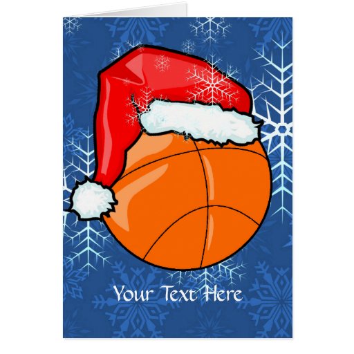 Basketball Christmas Cards, Basketball Christmas Card Templates