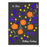 Card birthday for her