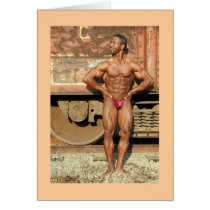 Card, " by the Train"14A