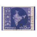 Card: Canceled Indian Postage