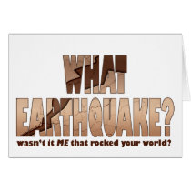 Card, Cards - What Earthquake?