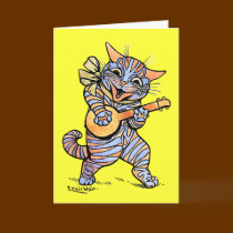 Card: Cat by Louis Wain