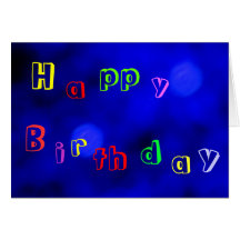 Card - Colorful Happy Birthday