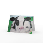 Card, Cow Art Greeting Card