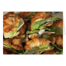 Card, "Croissant Sandwiches"