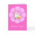 Card - Customize this Easter Bunny Card by pawtraitart Card - Customize this Easter Bunny Card