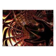Card Digital Art Melting Glass Abstract