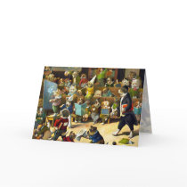 Card: Dog School by Louis Wain by VintagePets Card: Dog School by Louis Wain
