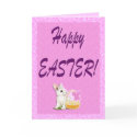 Card - Easter Bunny by pawtraitart Card - Easter Bunny