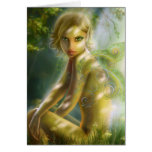 Card elf in wood cards