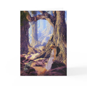 Card: Enchanted Prince- Maxfield Parrish card