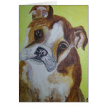 Card, English Bulldog Pup