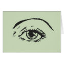card: eye see you (celery, small) by tapirfrog card: eye see you (celery, small)