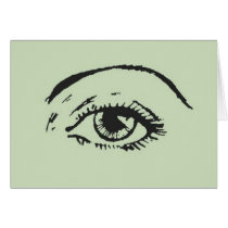 card: eye see you (celery, small) by tapirfrog card: eye see you (celery, small)