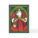 Card:  Father Christmas - Santa - Winter Solstice