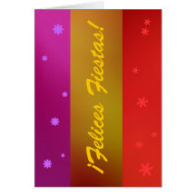 Card - ¡Felices Fiestas! - Multicolor