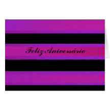 Card - Feliz Aniversário - Rosa-negra
