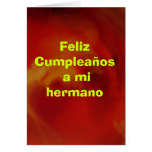 Card - Feliz Cumpleaños a mi hermano