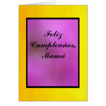 Card - Feliz Cumpleaños, Mamá