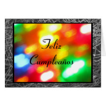 Card - Feliz Cumpleaños - Multicolor