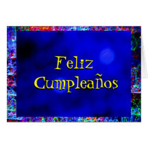 Card - Feliz Cumpleaños - Multicolor