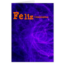 Card - Feliz de Cumpleaños - Azul y Rosa