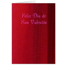 Card - Feliz Día de San Valentín - Roja