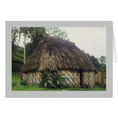 Card, Fijian Bure, Naitauvoli,Viti Levu by Theoldsouthpacific