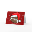 Card - Football Santa by pawtraitart Card - Football Santa