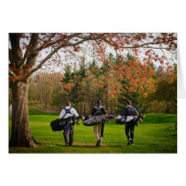 Card for a golfer