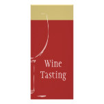 Card for a WineTasting or event Full Color Rack Card