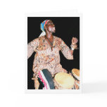 Card, "Gambian Drummer, Banjul, The Gambia"