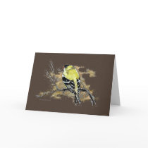 Card - Goldfinch
