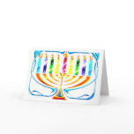 Card: Hanukkah Menorah - Chanukah Menorah