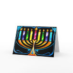 Card: Hanukkah Menorah - Chanukah Menorah