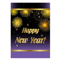 Card Happy New Year Business Card