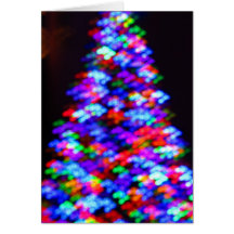 Card - Holiday Shopping Tree - Abstract