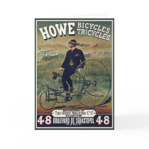 Card:  Howe Bicycles Tricycles